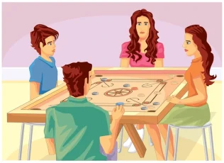 family-playing-carrom-home-concept-600nw-2267607819